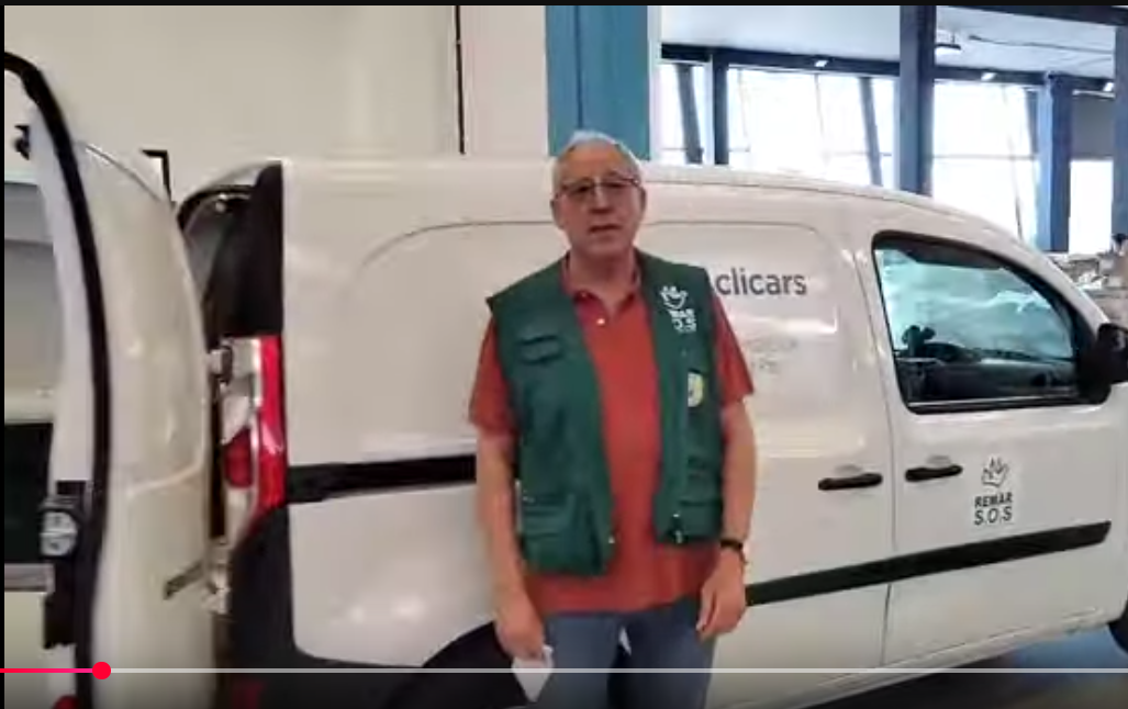 Agradecimiento Clicars cesión de furgoneta para la ayuda a los damnificados por la DANA en Valencia