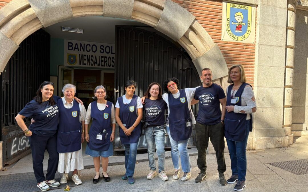 Agradecimiento a la Fundación Capgemini por su ayuda con voluntariado corporativo