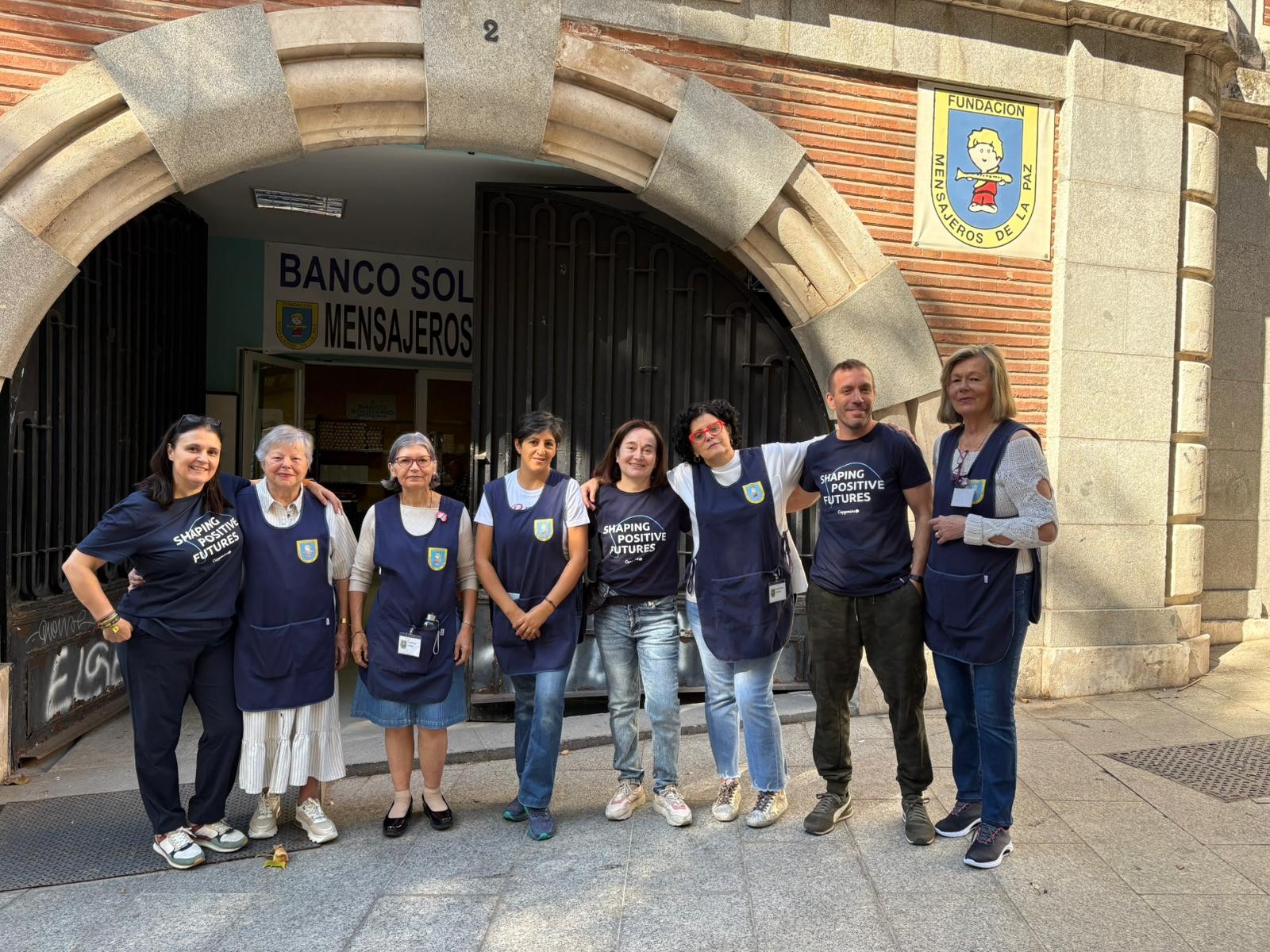Agradecimiento a la Fundación Capgemini por su ayuda con voluntariado corporativo