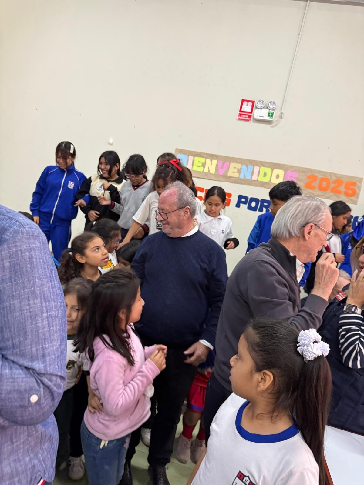 Visita del miembros del Patronato de Fundación Mensajeros de la Paz a Perú