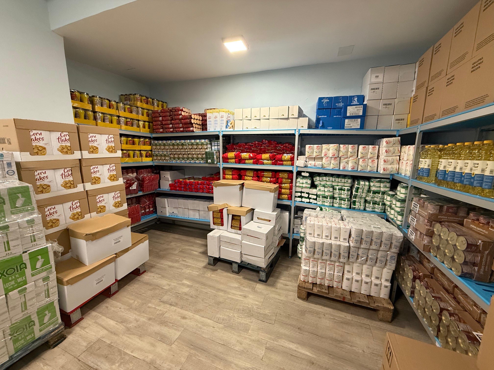 Solicitud de alimentos para el Banco Solidario de Mensajeros de la Paz