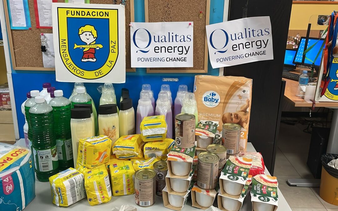 Campaña Navidad Qualitas Energy a favor del Banco Solidario