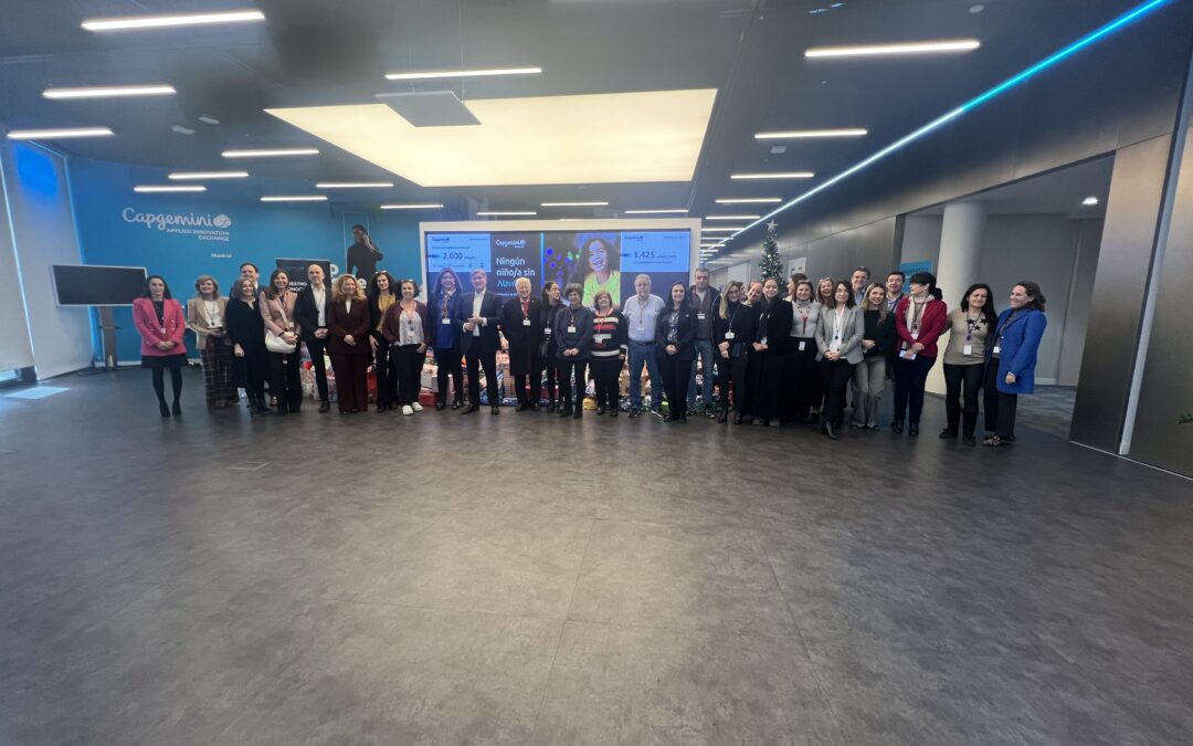 Acto de entrega del proyecto NINGUN NIÑ@ SIN NAVIDAD de la Fundación Capgemini