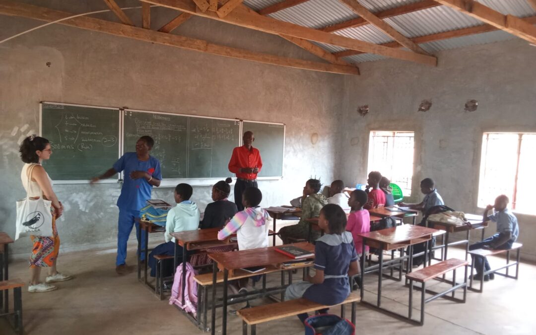 Finalización de la construcción de un nueva Aula en la Escuela de Chiseka en Malawi (África)
