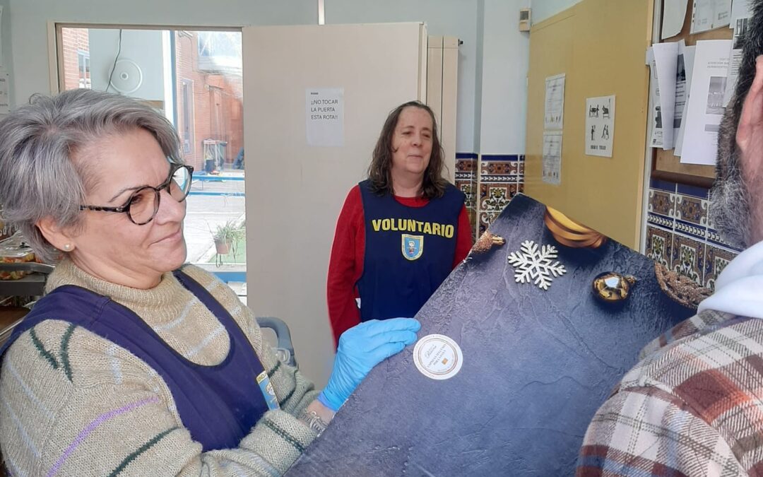 Agradecimiento a la empresa de limpieza Lote 4 UTE FCC ACCIONA por su donación de 90 cestas para repartir en el Centro Familiar Mensajeros de la Paz El Pozo