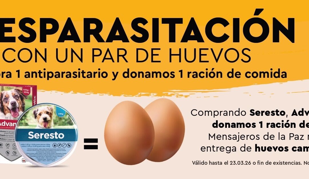 Campaña solidaria de Elanco, Guaw y Dagu, con la donación de huevos para los Centros Familiares de Mensajeros de la Paz