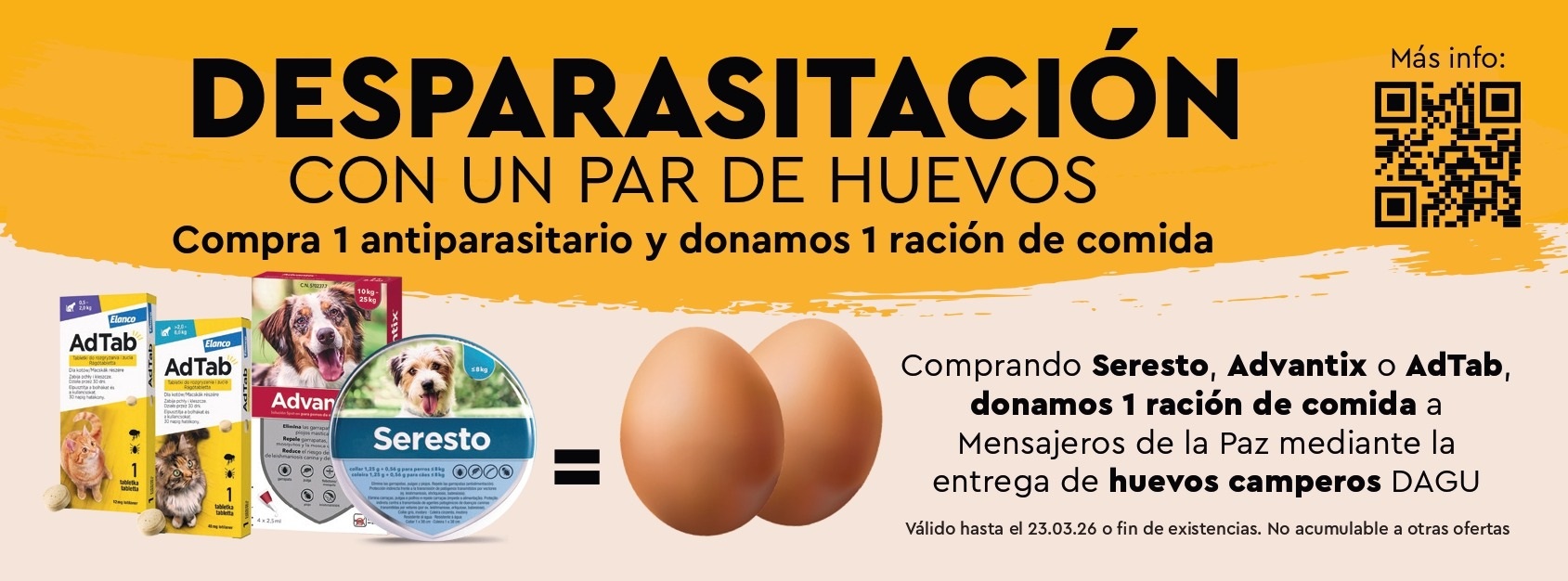 Campaña solidaria de Elanco, Guaw y Dagu, con la donación de huevos para los Centros Familiares de Mensajeros de la Paz