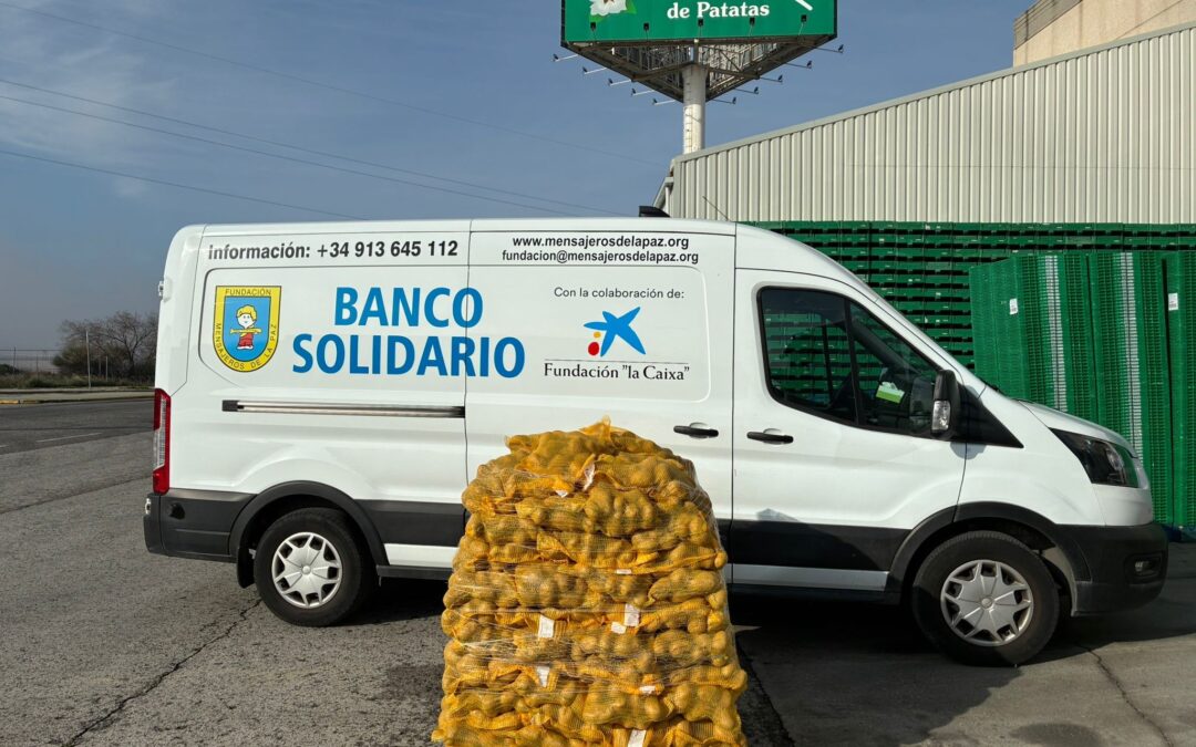 Agradecimiento a @ibericadepatatas por sus donaciones de producto al Banco Solidario