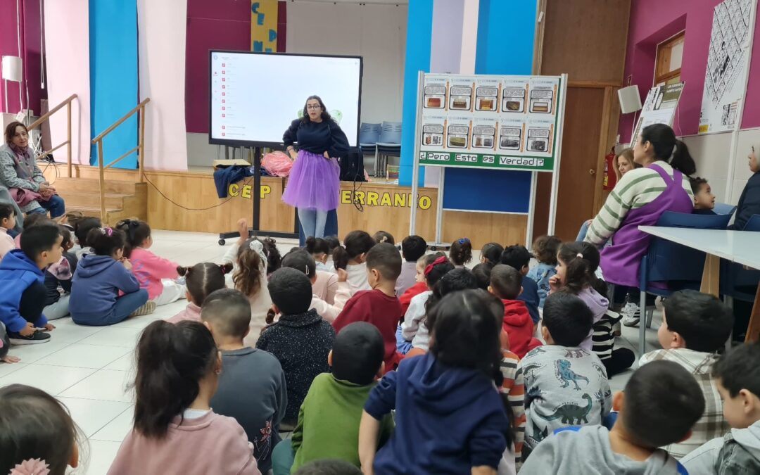Taller de Mensajeros de la Paz Melilla en el Colegio Mediterráneo