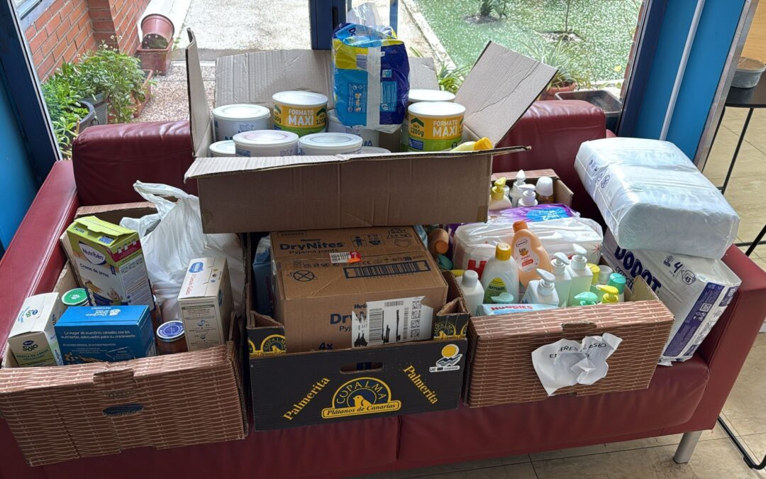 Agradecimiento por donación de productos infantiles de la Escuela Infantil Municipal «La Ardilla» en Madrid