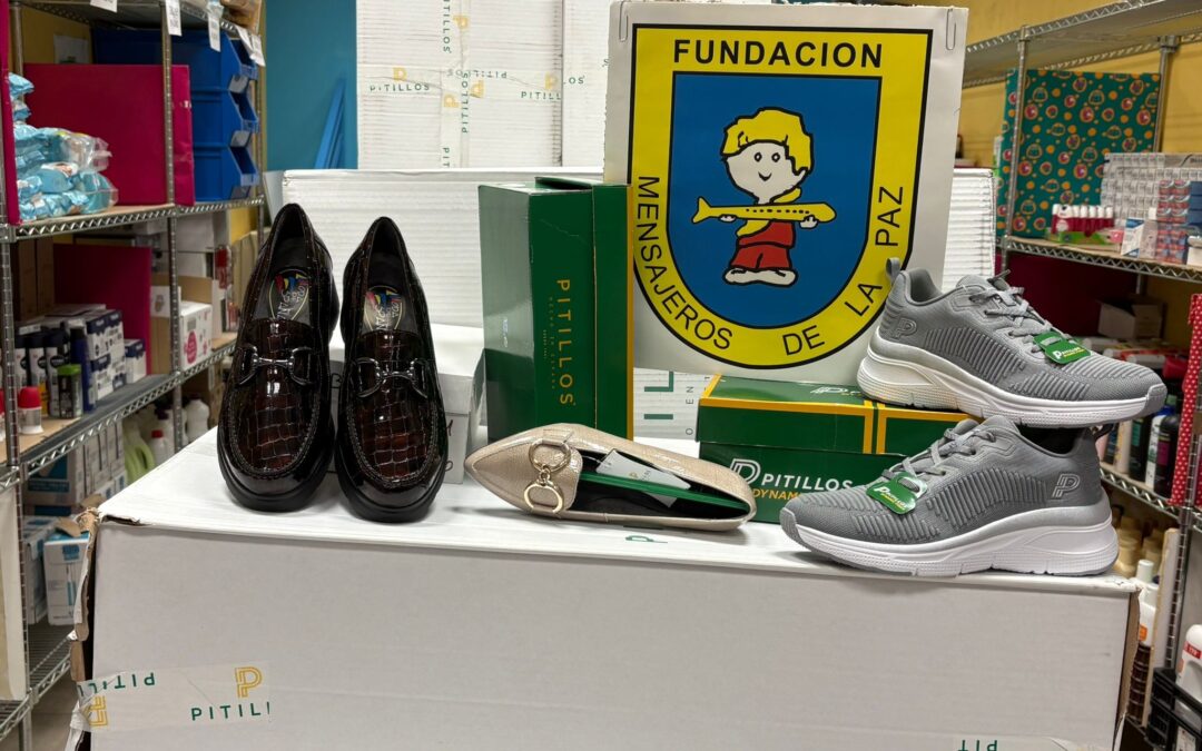 Agradecimiento de donación a CALZADOS PITILLOS