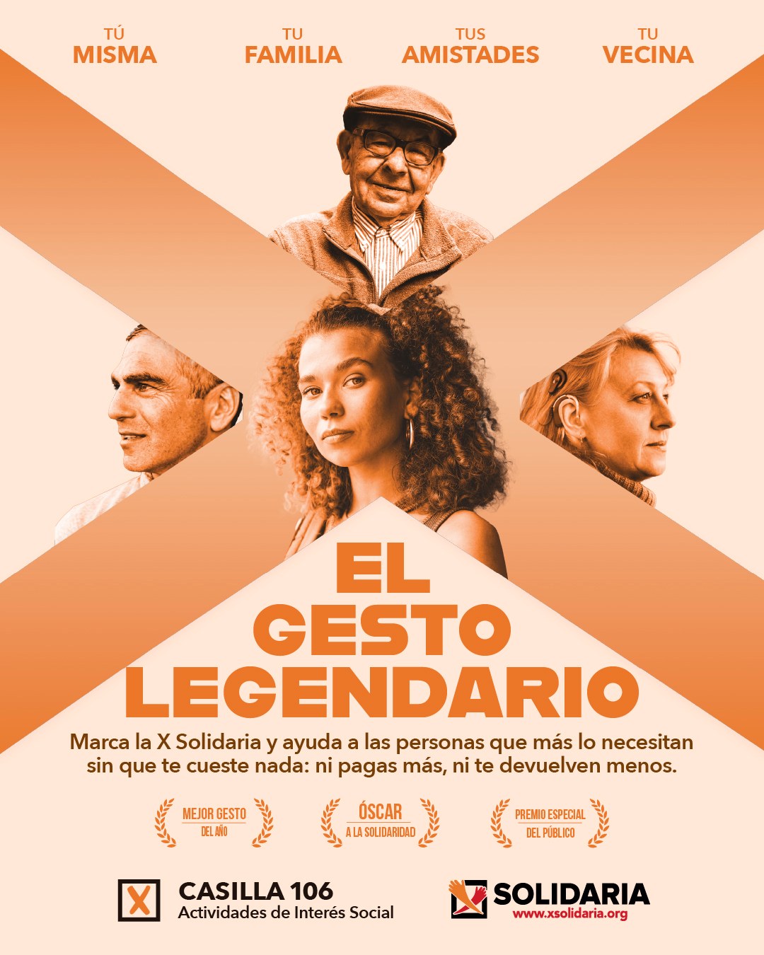 Comienza la campaña «X Solidaria» promovida por la Coordinadora de ONGD