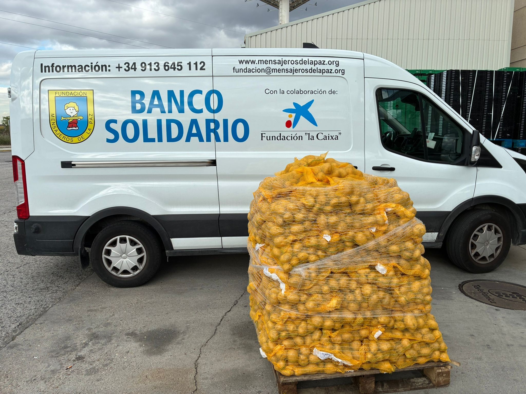 Agradecimiento donación a IBERICA DE PATATAS
