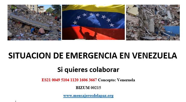 Situación de emergencia tras los terremotos en Venezuela