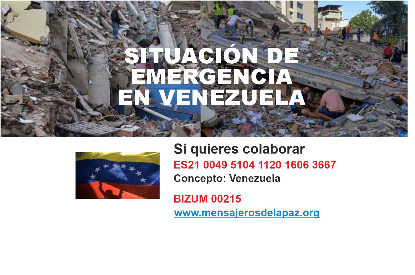 Situación de emergencia tras el terremoto en Caracas