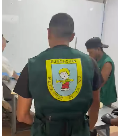 Agradecimiento a Bidafarma, Fundación ONCE América Latina y Grupo Social ONCE por su colaboración con la Panaderia Solidaria en el Centro de Emergencia de Caracas