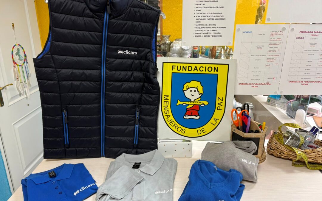 Agradecimiento donación de ropa a Clicars