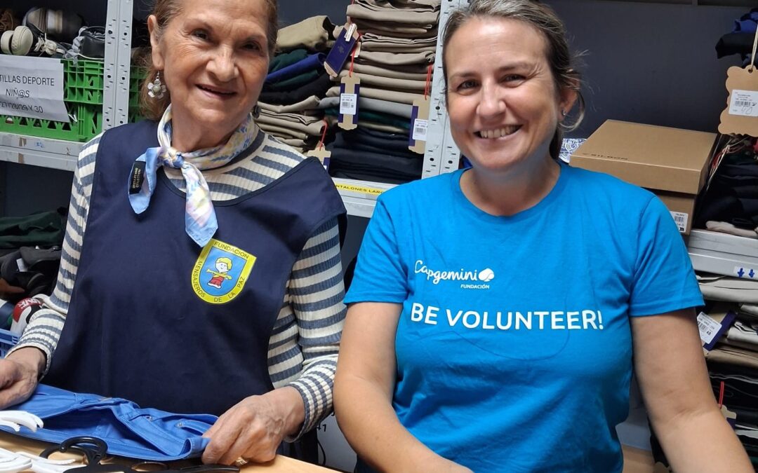 Agradecimiento al voluntario corporativo de Fundación Capgemini en el Centro Familiar Residencial Mensajeros de la Paz El Pozo